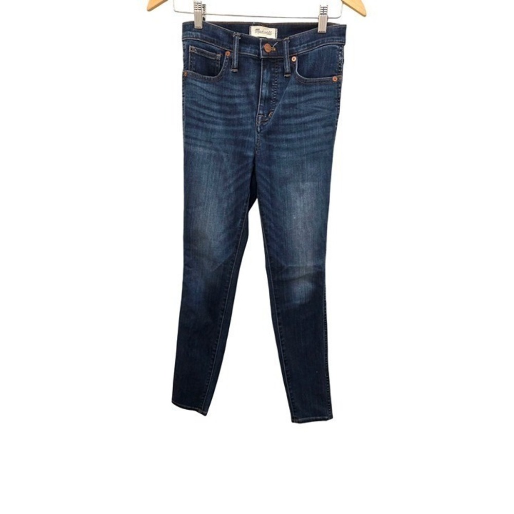 Madewell Women's 10" Skinny High-Rise Blue Denim Jeans Size 26